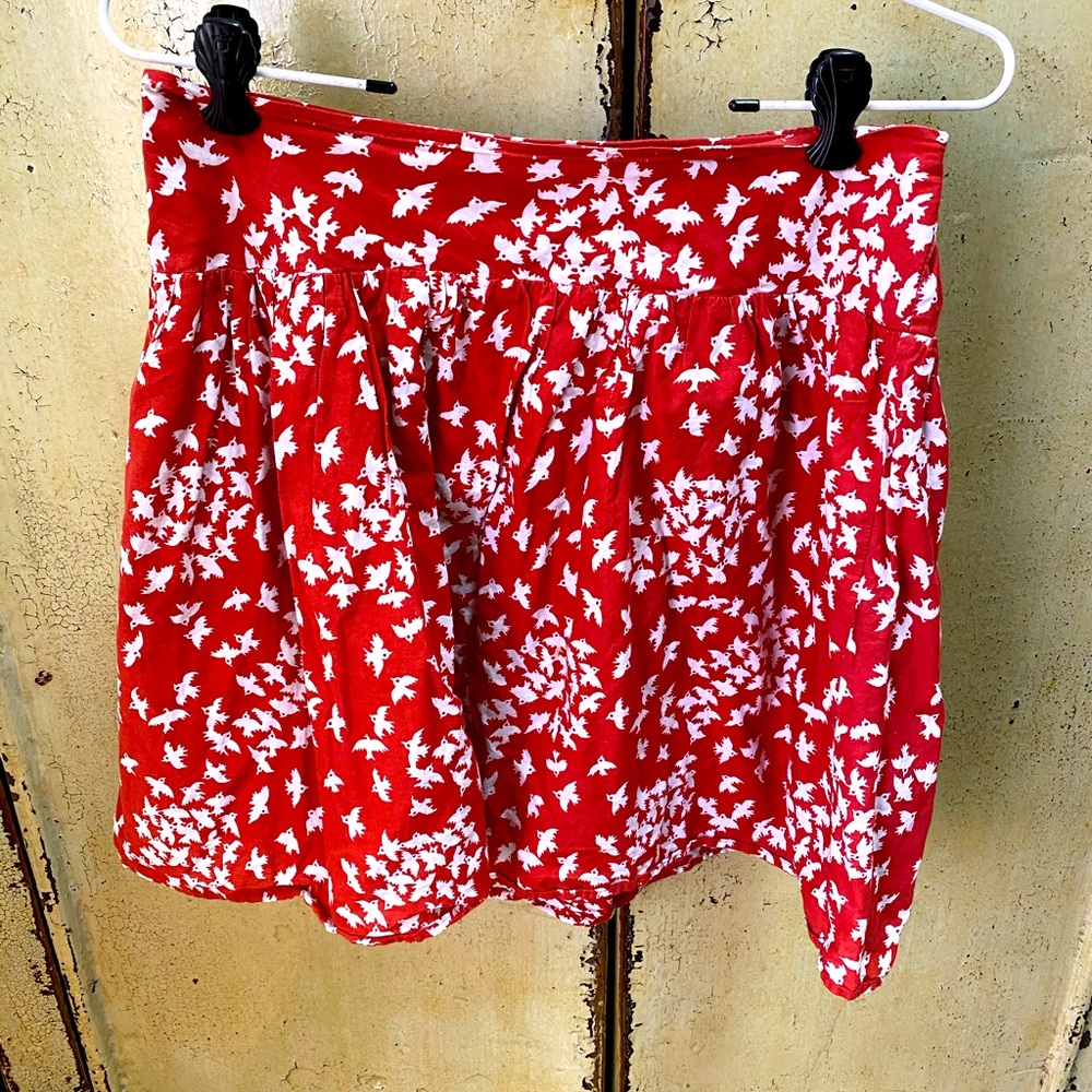 Bird Pattern Skirt